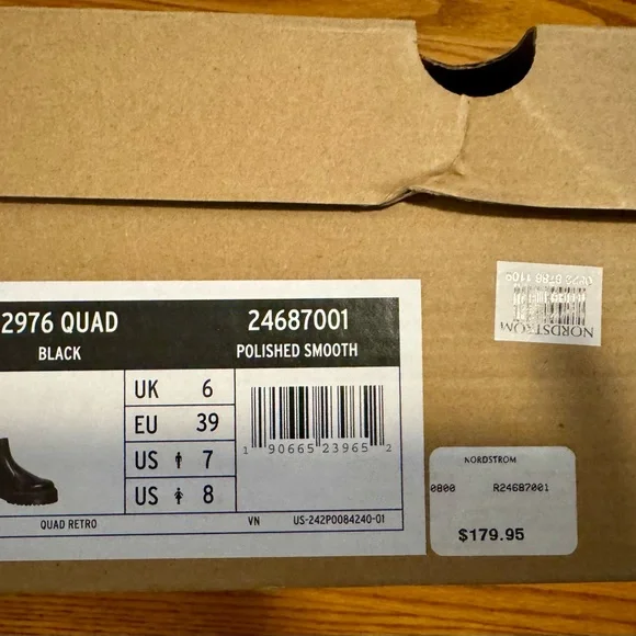 Dr. Martens 2976 SMOOTH LEATHER PLATFORM CHELSEA BOOTS - Picture 6 of 6